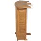 Preview: Bartisch Klappbar 155x53x105 cm Massivholz Teak