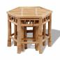 Preview: Gartenhocker 3 Stk. Bambus