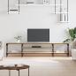Preview: ARDEBO.de - TV-Schrank Sonoma-Eiche 201x35x45 cm Holzwerkstoff & Eisen