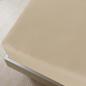 Preview: Spannbettlaken Jersey Taupe 140x200 cm Baumwolle