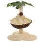 Preview: Katzen-Kratzbaum mit Sisal-Kratzstange 50 cm Beige und Braun