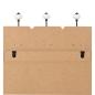 Preview: Wandgarderobe mit 6 Haken 120 x 40 cm "THANK YOU"
