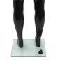 Preview: Männliche Schaufensterpuppe mit Glassockel Schwarz 185 cm
