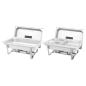 Preview: Chafing Dish Set 2-tlg. Edelstahl