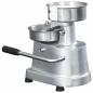Preview: Hamburgerpresse mit 500 Trennpapieren Aluminium 13 cm