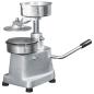 Preview: Hamburgerpresse mit 500 Trennpapieren Aluminium 13 cm