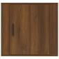 Preview: Wand-Nachttisch Braun Eichen-Optik 50x30x47 cm