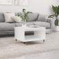 Preview: ARDEBO.de - Couchtisch Weiß 60x50x40 cm Holzwerkstoff