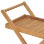 Preview: Teewagen Massivholz Teak