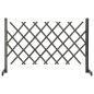 Preview: ARDEBO.de - Garten-Rankzaun Grau 120x90 cm Massivholz Tanne
