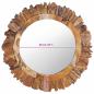 Preview: Wandspiegel 60 cm Teak Rund