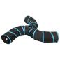 Preview: Katzentunnel 3-Wege Schwarz und Blau 25 cm Polyester
