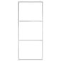 Preview: Begehbare Duschwand mit voll mattiertem ESG-Glas 80x195 cm