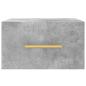 Preview: Wand-Nachttische 2 Stk. Betongrau 35x35x20 cm