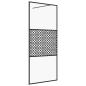 Preview: Duschwand für Begehbare Dusche mit Klarem ESG Glas 80x195 cm