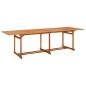 Preview: ARDEBO.de - Garten-Esstisch 280x90x75 cm Massivholz Akazie