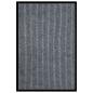 Preview: ARDEBO.de - Fußmatte Grau Gestreift 80x120 cm