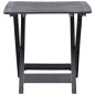 Preview: Gartentisch Klappbar Anthrazit 79x72x70 cm Kunststoff