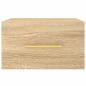 Preview: Wand-Nachttische 2 Stk. Sonoma-Eiche 35x35x20 cm