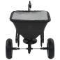 Preview: Handstreuwagen Salzstreuer zum Ziehen PVC Stahl 125x74x79cm 45L