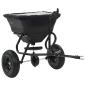 Preview: Handstreuwagen Salzstreuer zum Ziehen PVC Stahl 125x74x79cm 45L