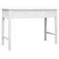 Preview: Schreibtisch Weiß 110×45×76 cm Holz