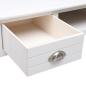 Preview: Schreibtisch Weiß 110×45×76 cm Holz