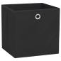 Preview: Aufbewahrungsboxen 4 Stk. Vliesstoff 28x28x28 cm Schwarz