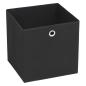 Preview: Aufbewahrungsboxen 4 Stk. Vliesstoff 28x28x28 cm Schwarz
