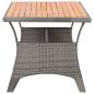 Preview: Gartentisch Grau 120x70x66 cm Akazie Massivholz