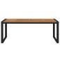 Preview: Gartentisch mit Gestell U-Form 200x90x75 cm Akazie Massivholz
