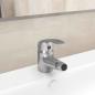 Preview: ARDEBO.de - Badezimmer Bidet Mischbatterie Silbern 13x12 cm