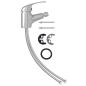 Preview: Badezimmer Bidet Mischbatterie Silbern 13x12 cm