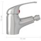 Preview: Badezimmer Bidet Mischbatterie Silbern 13x12 cm