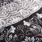 Preview: Teppich Waschbar 80x150 cm Schwarz und Grau