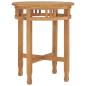 Preview: ARDEBO.de - Bistrotisch Ø60x60 cm Teak Massivholz