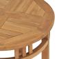 Preview: Bistrotisch Ø60x60 cm Teak Massivholz