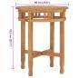 Preview: Bistrotisch Ø60x60 cm Teak Massivholz