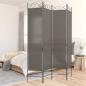 Preview: ARDEBO.de - 4-tlg. Paravent Anthrazit 160x200 cm Stoff