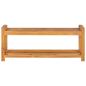 Preview: Sitzbank 120 cm Massivholz Teak