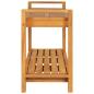 Preview: Sitzbank 120 cm Massivholz Teak