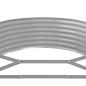 Preview: Hochbeet Verzinkter Stahl 249x100x36 cm Silbern