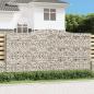 Preview: ARDEBO.de - Gabione mit Hochbogen 400x50x200/220 cm Verzinktes Eisen