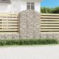 Preview: ARDEBO.de - Gabione mit Hochbogen 150x30x220/240 cm Verzinktes Eisen