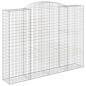 Preview: Gabione mit Hochbogen 300x50x220/240 cm Verzinktes Eisen