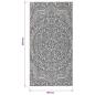 Preview: Outdoor-Teppich Flachgewebe 100x200 cm Blaues Muster