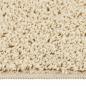 Preview: Shaggy-Teppich Creme 200x290 cm Rutschfest