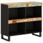Preview: Beistelltisch 85x33x75 cm Altholz Massiv