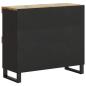 Preview: Beistelltisch 85x33x75 cm Altholz Massiv