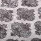 Preview: Teppich Waschbar 190x300 cm Grau und Weiß
